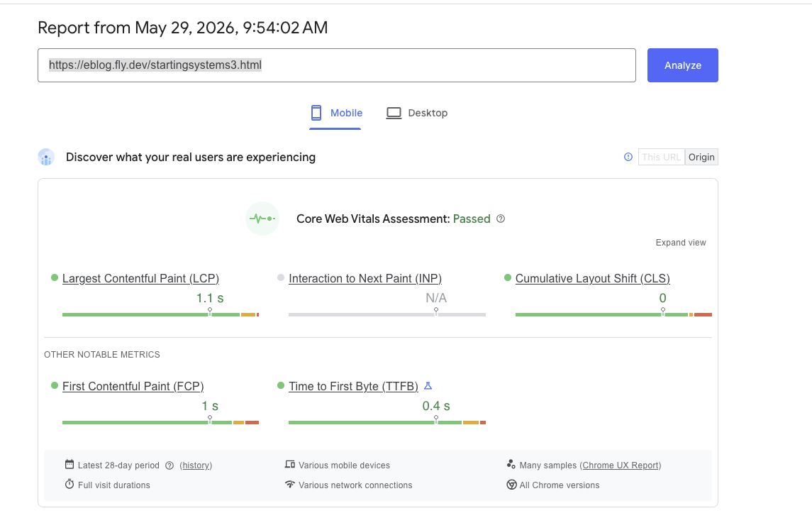 eblog pagespeed